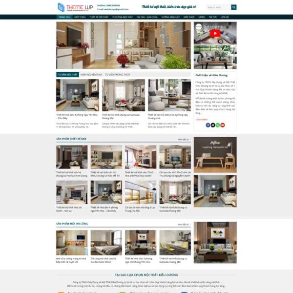 Theme WordPress nội thất 4