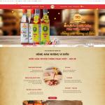 Theme WordPress bán nước mắm, thực phẩm