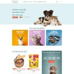 Theme WordPress dịch vụ thú cưng chó mèo