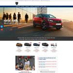 Theme WordPress bán xe peugeot 1