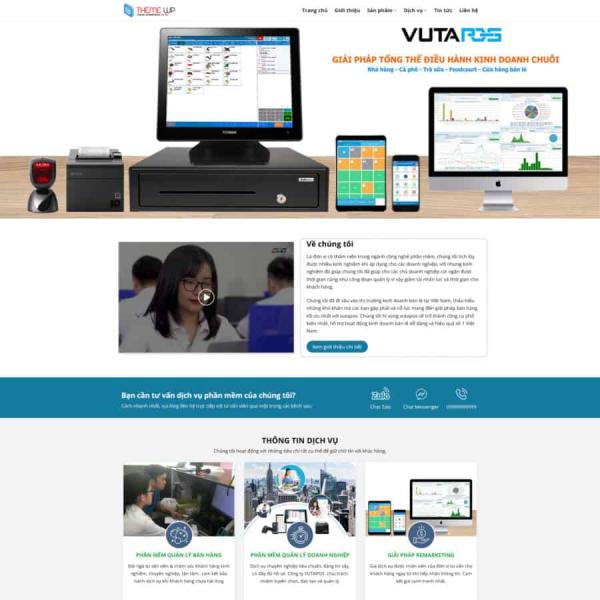 Theme WordPress công ty phần mềm bán hàng