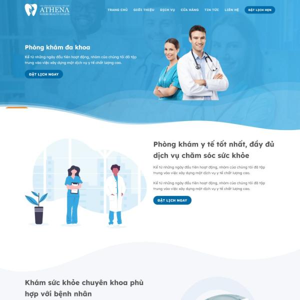 Theme WordPress phòng khám 5