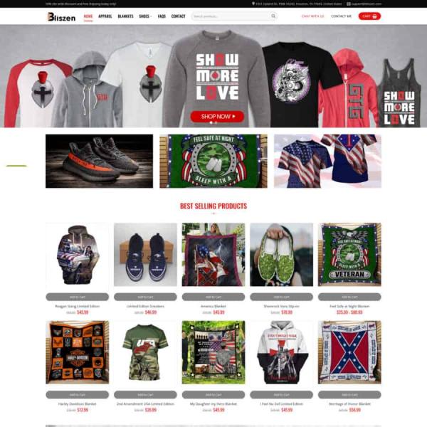 Theme WordPress shop thời trang pod