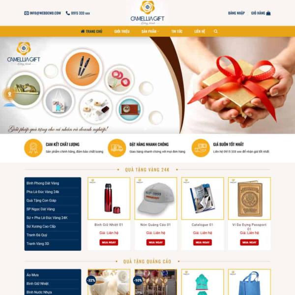 Theme WordPress bán quà tặng
