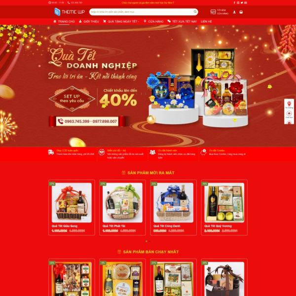 Theme WordPress bán quà tết 2