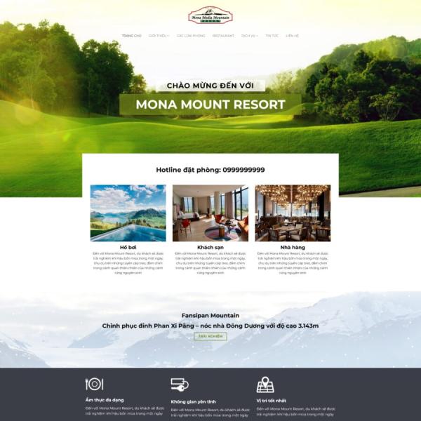 Theme WordPress resort 1