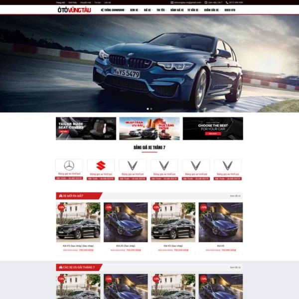 Theme WordPress review các hảng ô tô