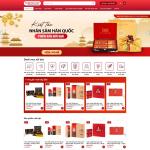 Theme WordPress bán sâm hàn quốc
