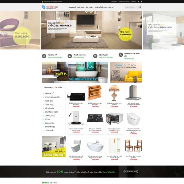 Theme WordPress shop nội thất