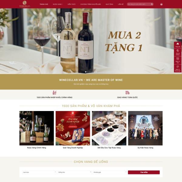 Theme WordPress shop rượu 2 chuẩn đẹp