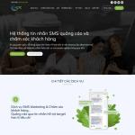 Theme WordPress dịch vụ sms