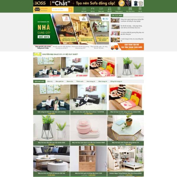 Theme WordPress bán sofa