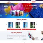 Theme WordPress bán sơn nước 01
