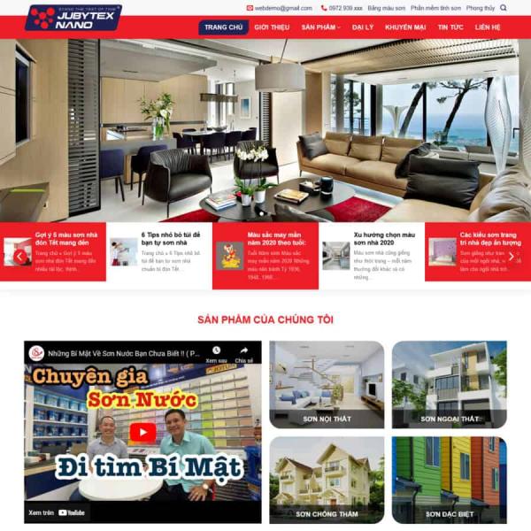 Theme WordPress sơn nước 2