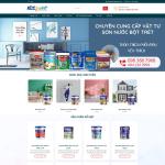 Theme WordPress bán sơn nước 3
