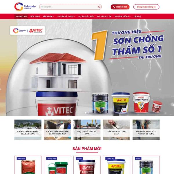 Theme WordPress sơn nước