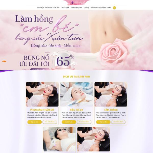 Theme WordPress spa thẩm mỹ 18