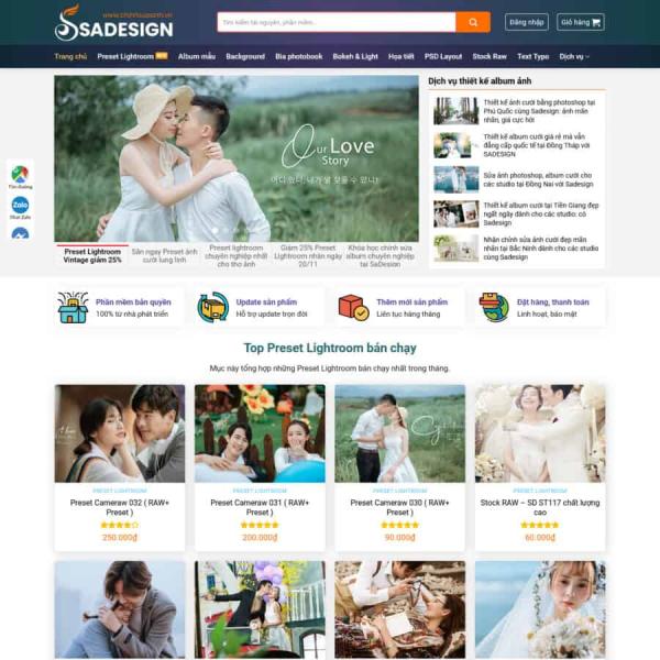 Theme WordPress bán file đồ họa stock