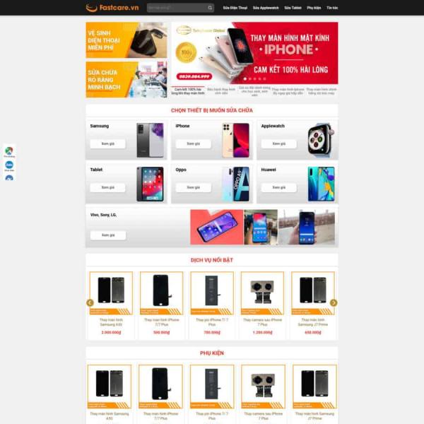 Theme WordPress sửa điện thoại 2