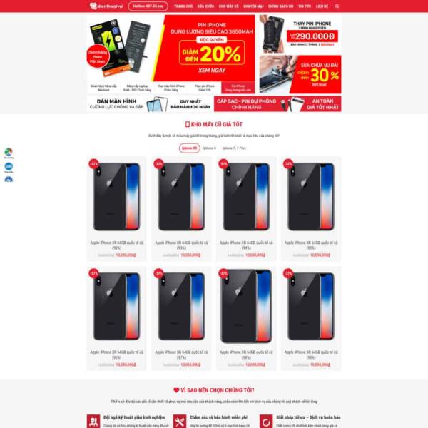 Theme WordPress sửa điện thoại 3