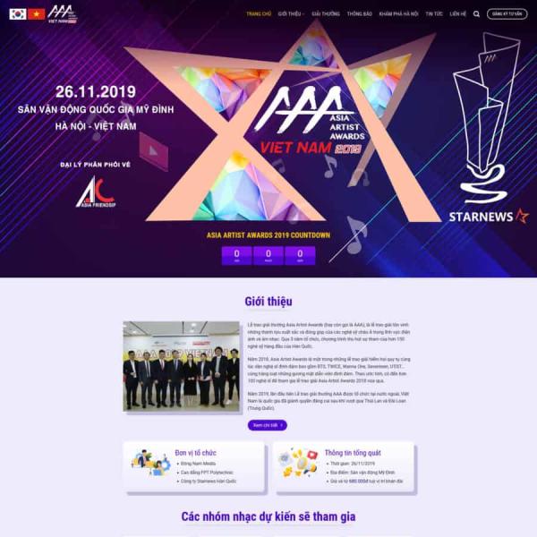Theme WordPress chương trình sự kiện