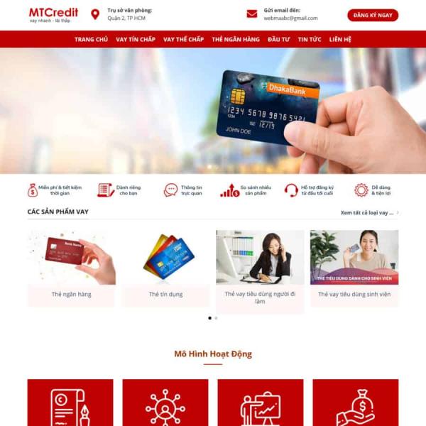 Theme WordPress công ty tài chính