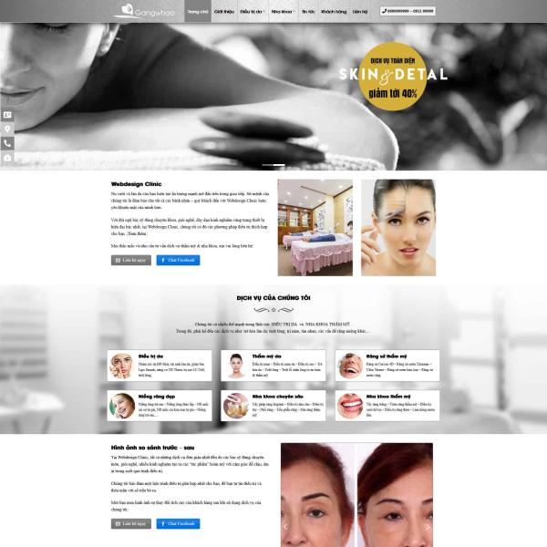 Theme WordPress thẩm mỹ viện