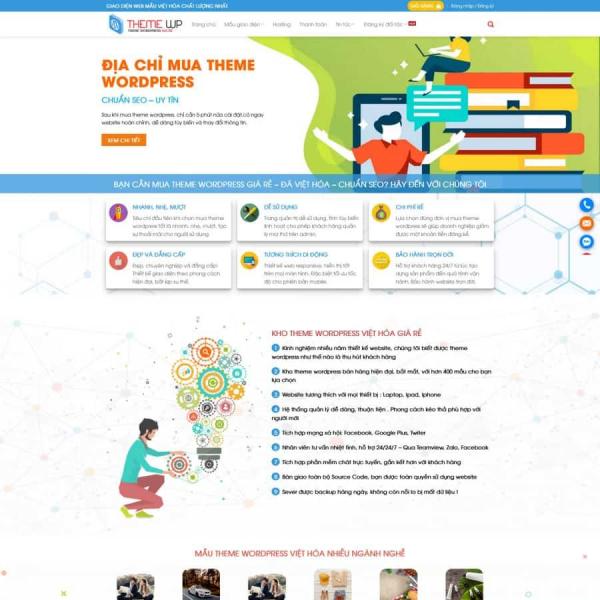 Theme WordPress bán theme