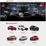 Theme WordPress bán xe Mitsubishi 1