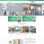 Theme WordPress cửa nhôm kính cửa lùa