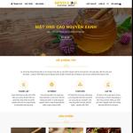 Theme WordPress mật ong 3