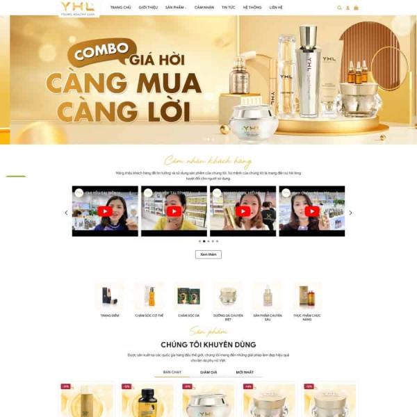 Theme WordPress bán mỹ phẩm 05