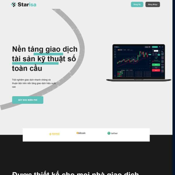 Theme WordPress sàn giao dịch tiền ảo