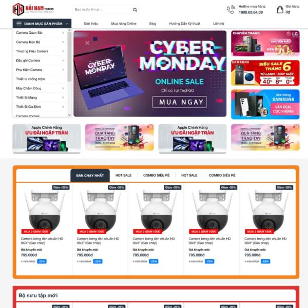 Theme WordPress shop camera 5