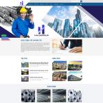 Theme WordPress giới thiệu công ty thép, vlxd