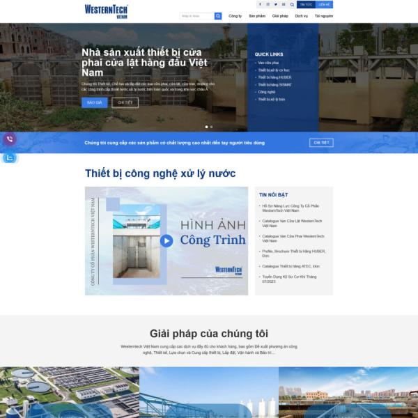 Theme WordPress thiết bị công nghiệp
