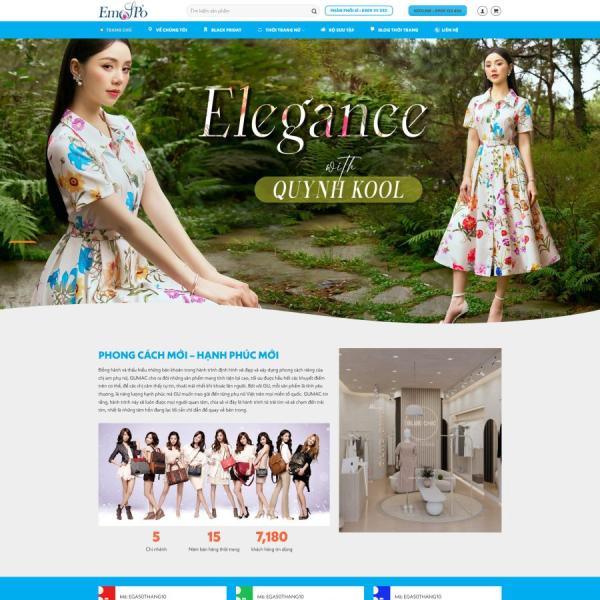 Theme WordPress thời trang 24