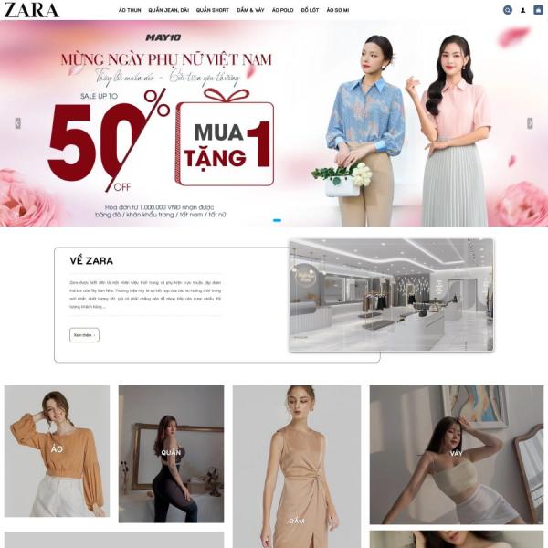 Theme WordPress thời trang quần áo 33
