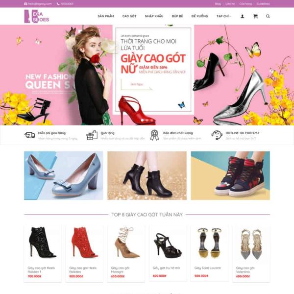 Theme WordPress thời trang 5