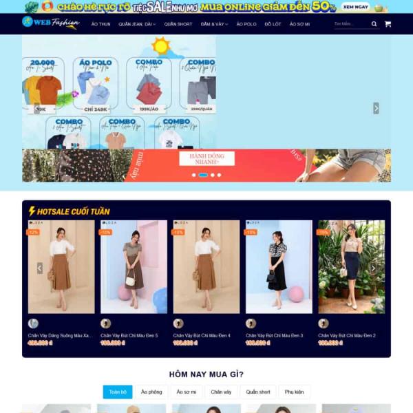 Theme WordPress thời trang 6