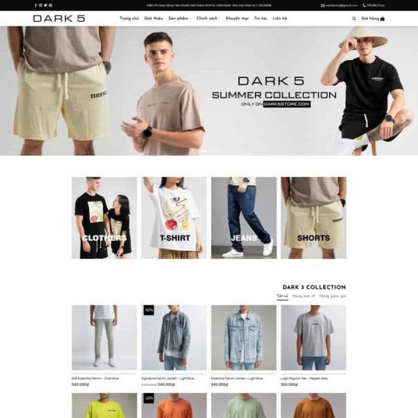 Theme WordPress thời trang 8