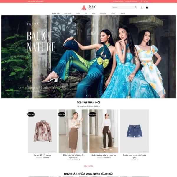 Theme WordPress shop thời trang fix 9/3/2025