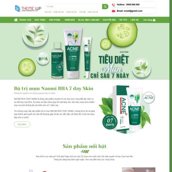 Theme WordPress bán hàng thực phẩm chức năng 12