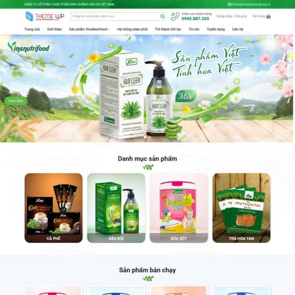 Theme WordPress bán hàng thực phẩm chức năng 15