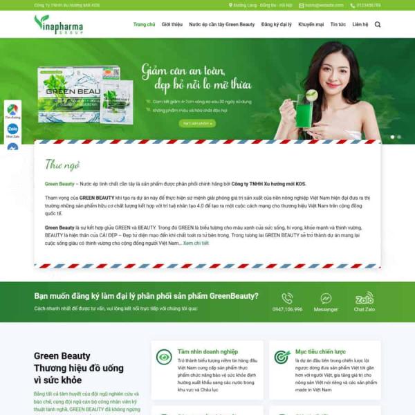 Theme WordPress bán hàng thực phẩm chức năng 21