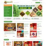 Theme WordPress thực phẩm 25 bán quà tặng