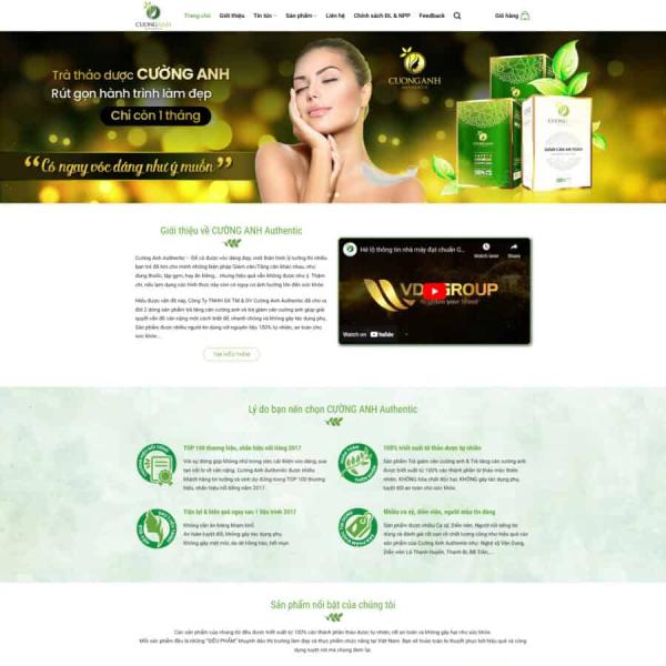Theme WordPress bán hàng thực phẩm chức năng 5