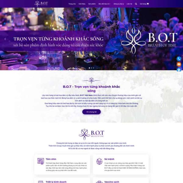 Theme WordPress thực phẩm chức năng 6