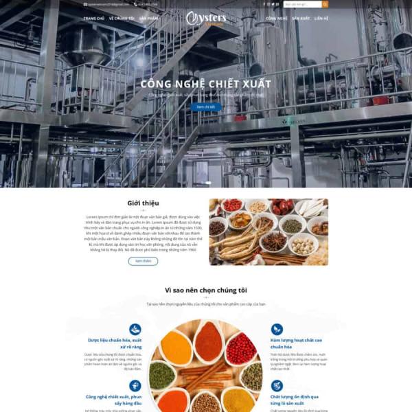 Theme WordPress thực phẩm chức năng 7