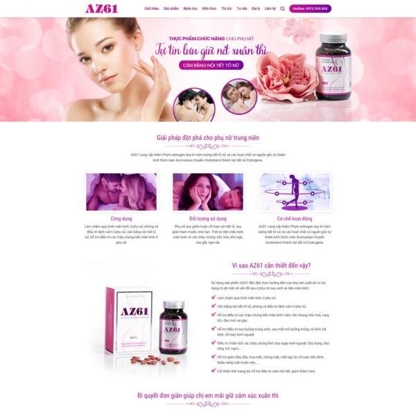 Theme WordPress thực phẩm chức năng 8